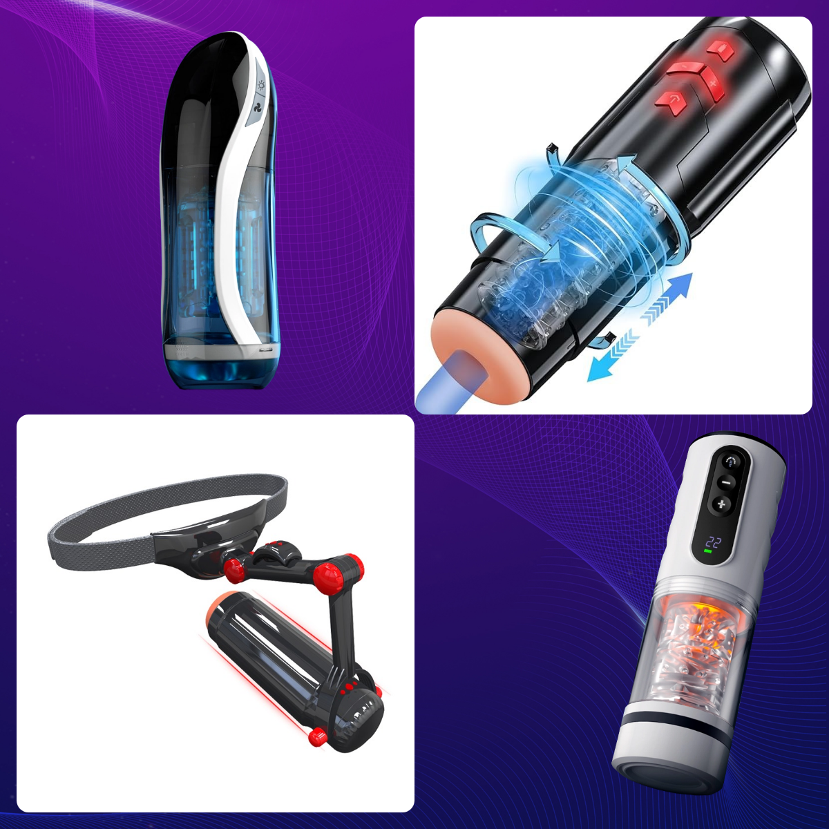 新品上市 | 乐情派科技四款智能飞机杯，开启极致愉悦新体验！